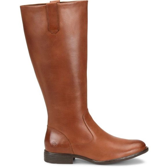 Born Shoes - NWT Born Shaunie Extended Calf Boots in Cognac Sz 7.